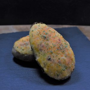 Stuffed Potato Cheese Bacon Green Onion