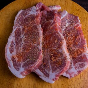 Boneless Pork Shoulder Butt Eye Steaks - Image 1